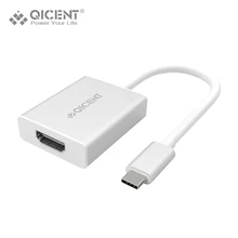 QICENT USB3.1 Type-C to HDMI Adapter,USB-C to HDMI HD Aluminum Converter Male to Female Adapter Resolution for MacBook & xiaomi