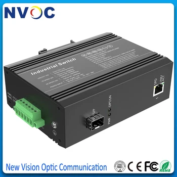 

10/100M 1 SFP Slot+1RJ45 Unmanaged Industrial Fiber Media Converter,1SFP+1UTP,Excluding SFP,Industrial SFP Media Convertor