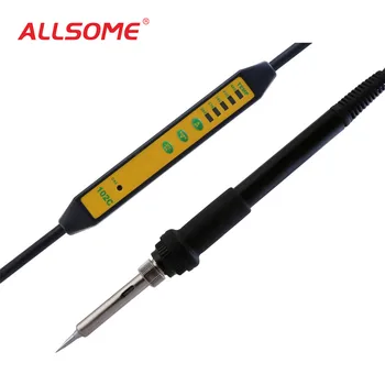 

ALLSOME 220V 60W Adjustable Temperature Electric Soldering Iron Welding Solder Station Heat Pencil MT022