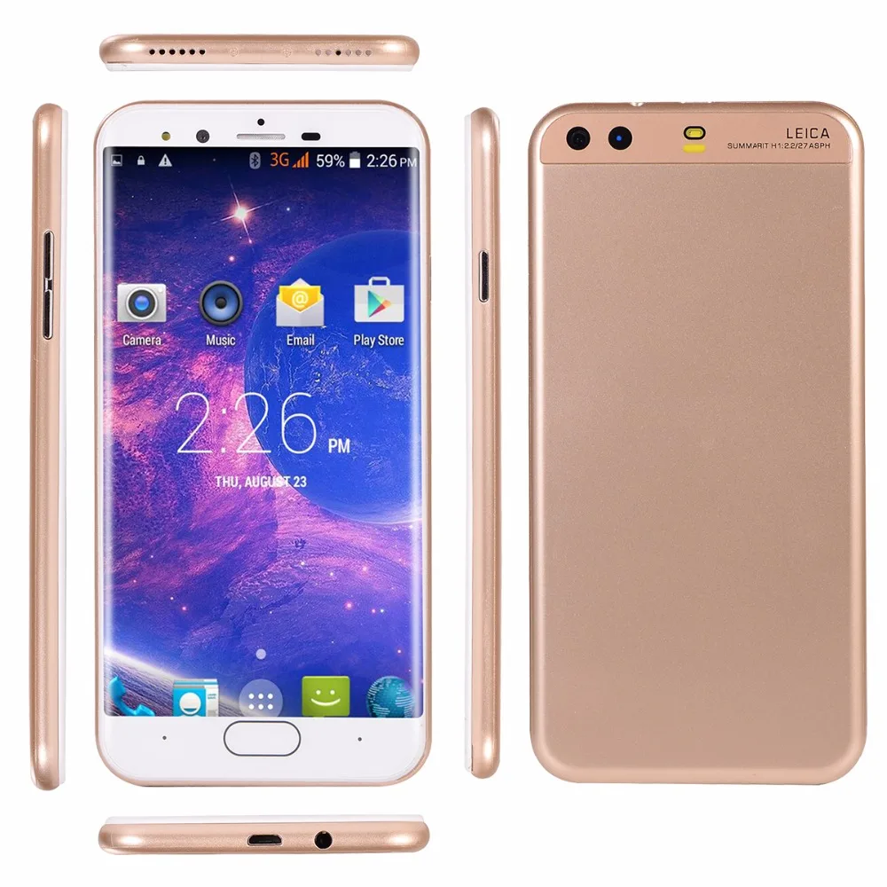 

Original GuoPhone P10 Mobile Phone MTK6572 Dual Core Android 6.0 5.0" IPS 854x480 512MB RAM 4GB ROM Dual Sim Dual Camera