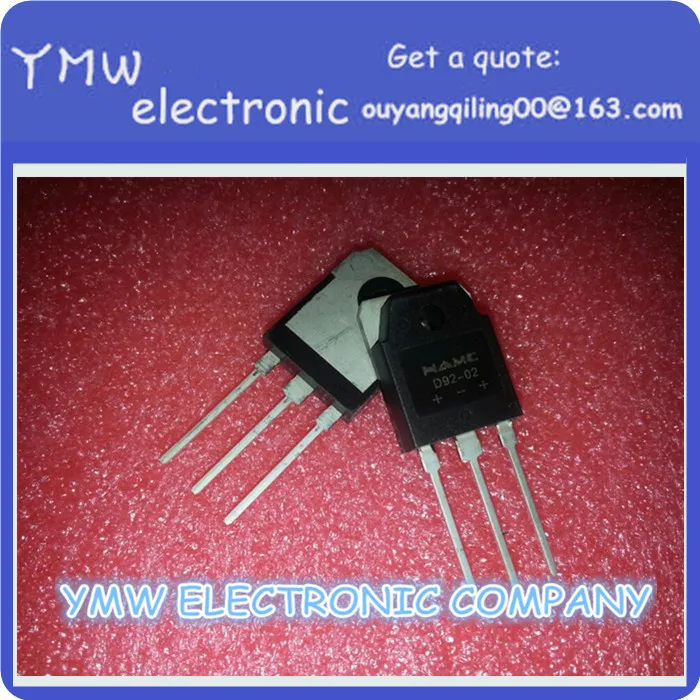 100 штук / lot D92 02 TO 3P 20A200W транзистор аудион и ROHS YMW|transistor module|transistor bjttransistor scr |