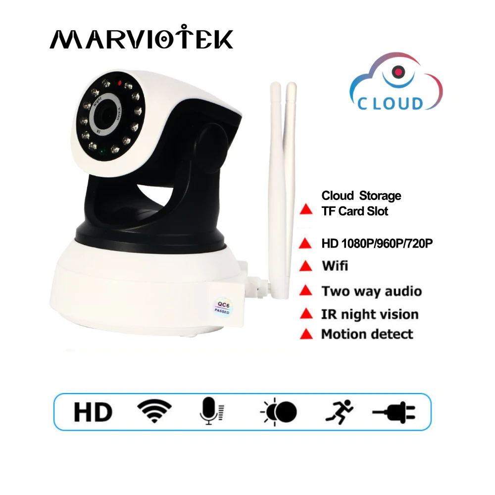 

720P Wireless IP Camera WIFI Mini Camera HD Audio Record Surveillance Mini Network CCTV Camera WiFi Home Security Baby Monitor