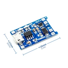 5V 1A Micro USB 18650 литиевая батарея зарядная плата модуль зарядного устройства+ защита двойные функции TP4056