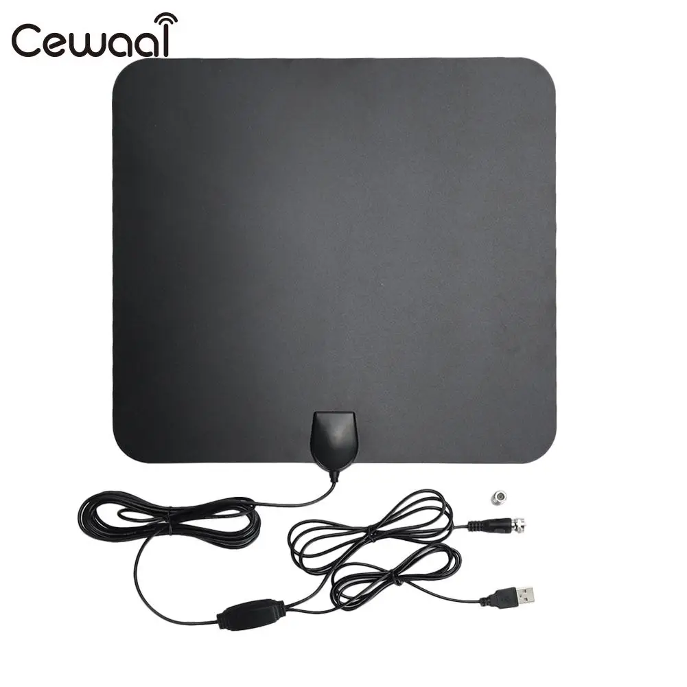 Digital TV Aerial Signal Receiver 50 Miles Booster Durable Set Top Box