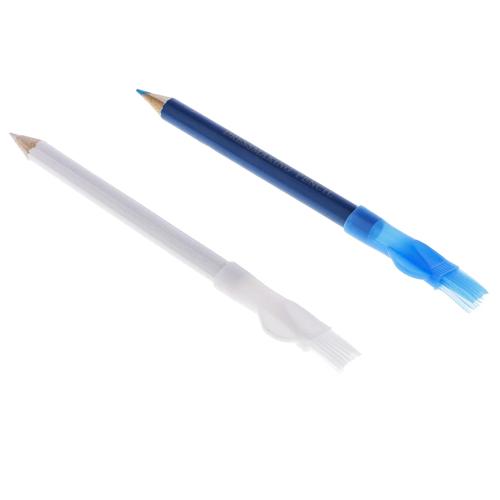 2Pcs/lot Double Head Fabric Pencil Pen Tailor Chalk for Dressmaking Quilting DIY
