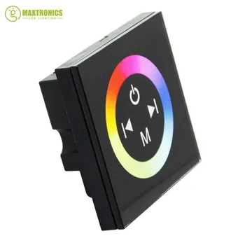 

Best price Black panel RGB LED touch controller DC12V-24V LED Touch Panel Full-color Controller rgb led strip controller