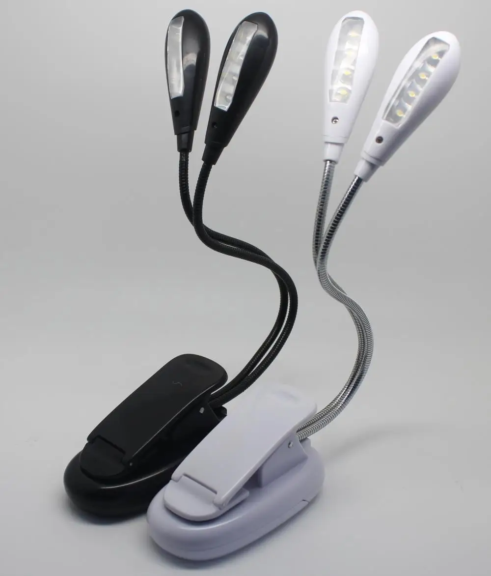 Booklight Recharge 8 Led Ebook Flexible Bright Clip Book Reader Reading