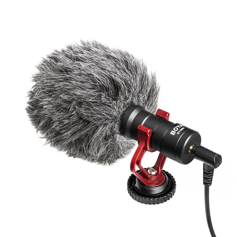 

BOYA BY-MM1 Video Record Microphone On-Camera Recording Mic for iPhone X 8 7 Plus Xiaomi Smartphone Canon Nikon Sony DSLR Camera