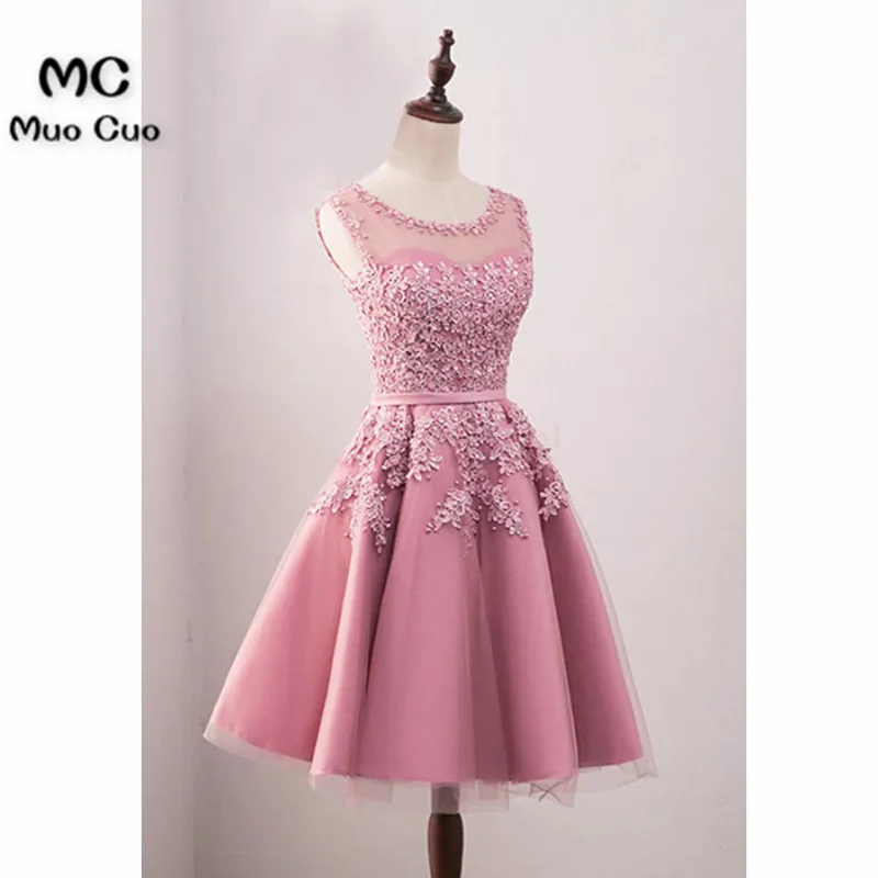 pink dress for graduation