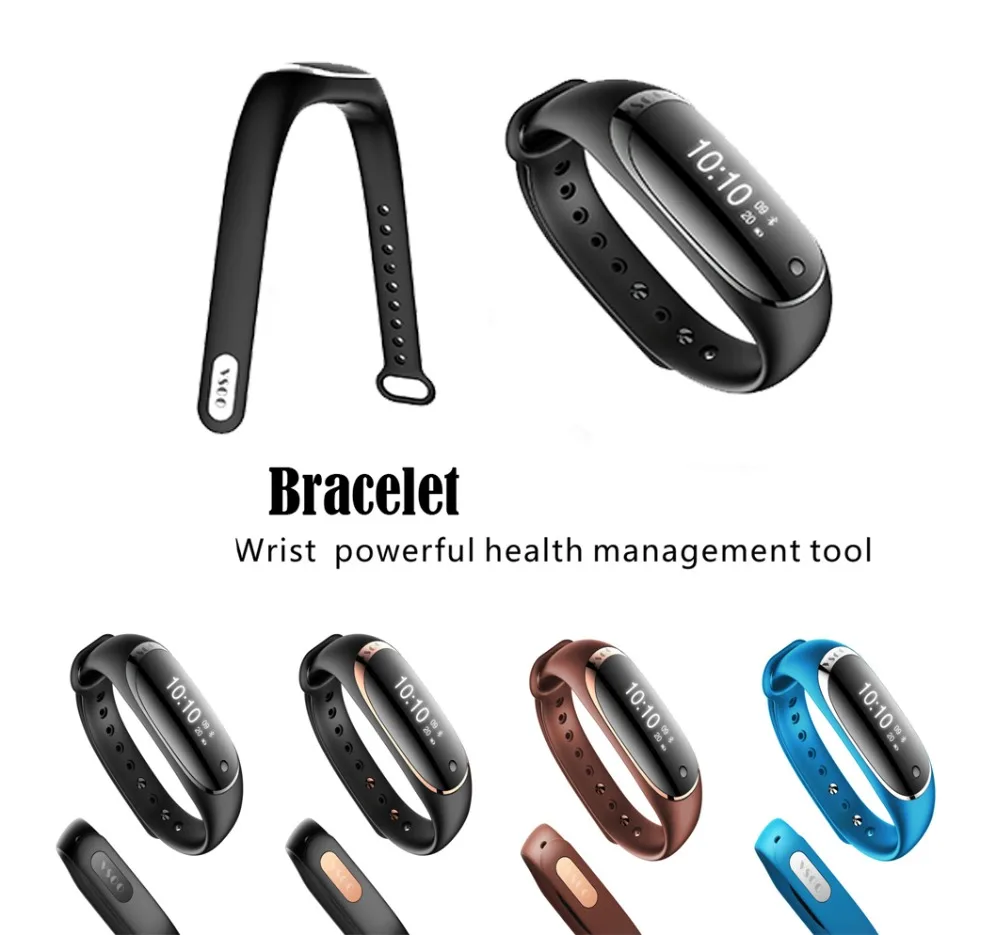 Лучшие продажи smartband браслет поддержка пульсометр кровяное давление умный Браслет Спорт Bluetooth 4,0 смарт-Браслет фитнес