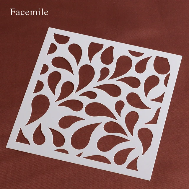 gift stencil decorative flowers