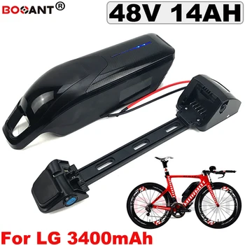 

Lithium ion battery 48V 14AH for Original LG 18650 Electric Bicycle battery 48V For Bafang BBSHD BBS02 1200W Motor +2A Charger