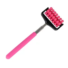 Четырехсекционный портативный унисекс корпус из нержавеющей стали регулируемая длина офис комфортный массаж роликовый боли прочный задний