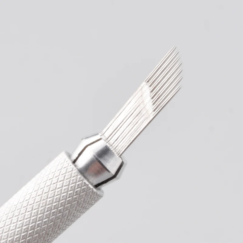 50 штук детали по 3D Permanente Make Wenkbrauw тату Naalden Microblading 4x3 6x3 7x3pins Ronde Blades 4 ~ 7 Raws R3