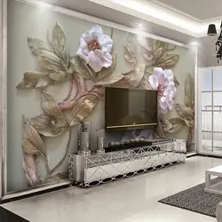Beibehang пользовательские обои papel де parede трехмерного рельефа цветок дерева ТВ диван фон стены декоративной живописи