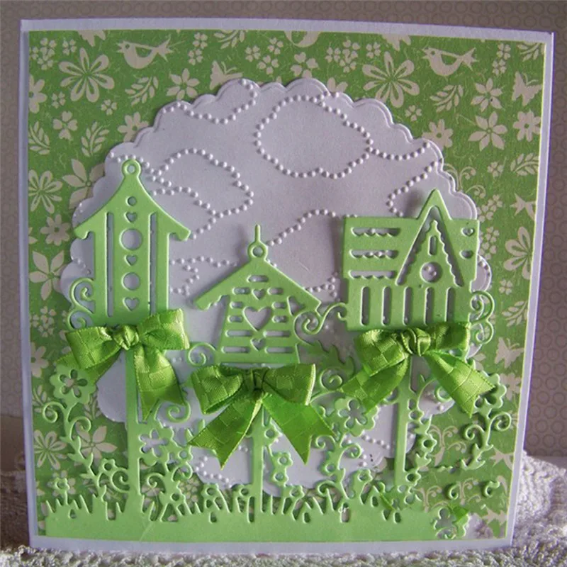 

GJCrafts Birdhouse Garden Metal Cutting Dies New 2019 for Dies Scrapbooking Album Embossing Paper Crafts Die Cuts Stencil