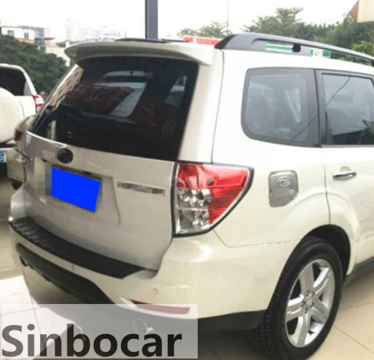 Краска дефлектор крыши спойлер заднего крыла ABS для Subaru Forester 2009-2012 спойлер без легкой отделки