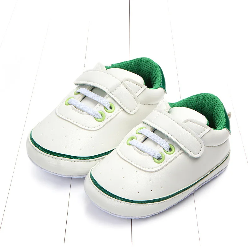 Мягкая детская подошве на застежке-липучке, тапочки для малышей для маленьких мальчиков и девочек детская обувь, новорожденные для детей от 0 до 18M мягкая подошва d первая обувь для ходьбы
