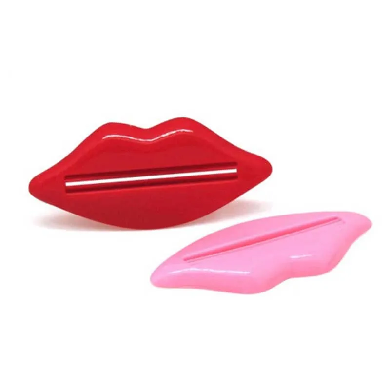 

Toothpaste Tube Squeezer Sexy Hot Lip Kiss Multi-Use Bathroom Tube Squeezer Dispenser Color At Random Bathroom Accessories