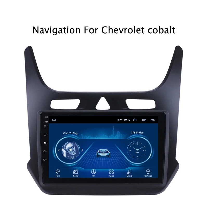 Cheap Super Slim Touch Screen Android 8.1 radio GPS Navigation for Chevrolet cobalt 2016 Headunit tablets Stereo Multimedia Bluetooth 0