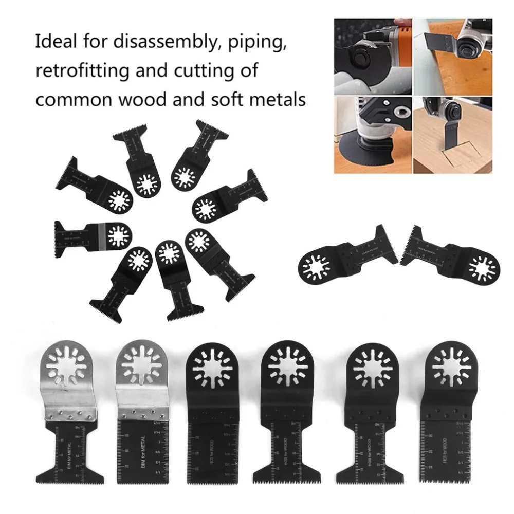 

48Pcs/set 9cm Kit Oscillating Tool Saw Blades for Renovator Power Tools Saw Blades Wood Mix Oscillating Multitool