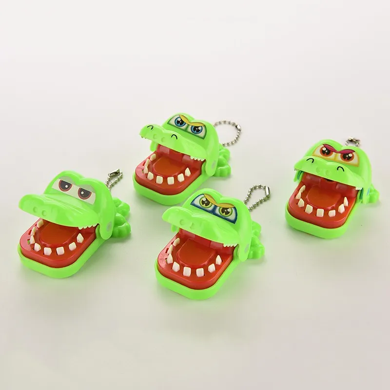 Горячая Распродажа креативные забавные приколы детские игрушки крокодил Рот стоматолога укуса пальчиковые игры случайные цвета