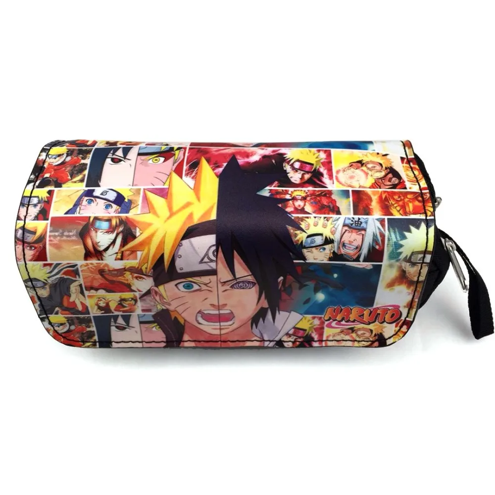 Чехол карандаш NARUTO сумка для косплея аниме школьный чехол макияжа