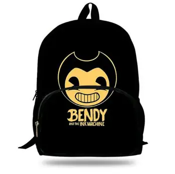 

Bendy and The Ink Machine Printed Backpack Kids School Girls Infantil Famous Game Daily Bags Children Schools Backpack