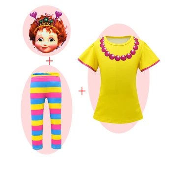 

Nancy Girls LOL Fancy Dress Party Nancy Cosplay Costume fancy nancy Clancy Kids Wedding Birthday Party Pajama set Mask