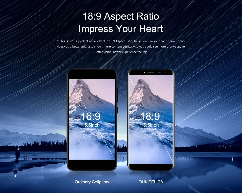 oukitel c8 Smartphone (7)