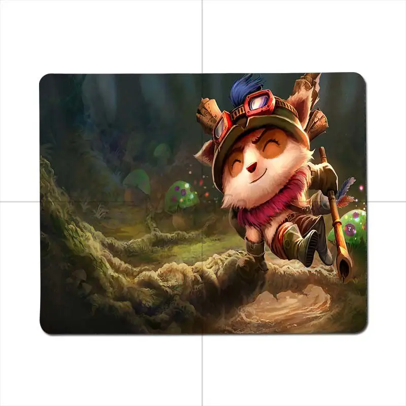 MaiYaCa нескользящий ПК League of legends Teemo заказной Ноутбук игровой небольшой коврик для мыши игровой плеер Настольный Ноутбук резиновый коврик для мыши