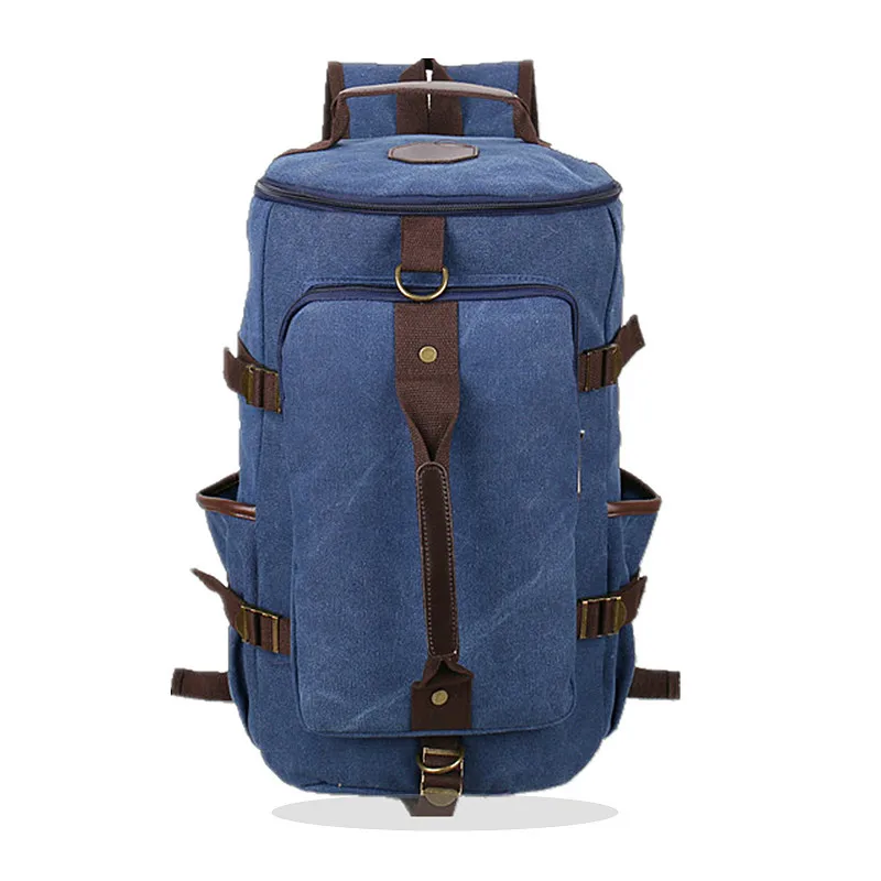 

Z.L.D.Casual backpack Men's Large Capacity Travel Bag Backpack Vintage canvas backpack student school bag luggage bags