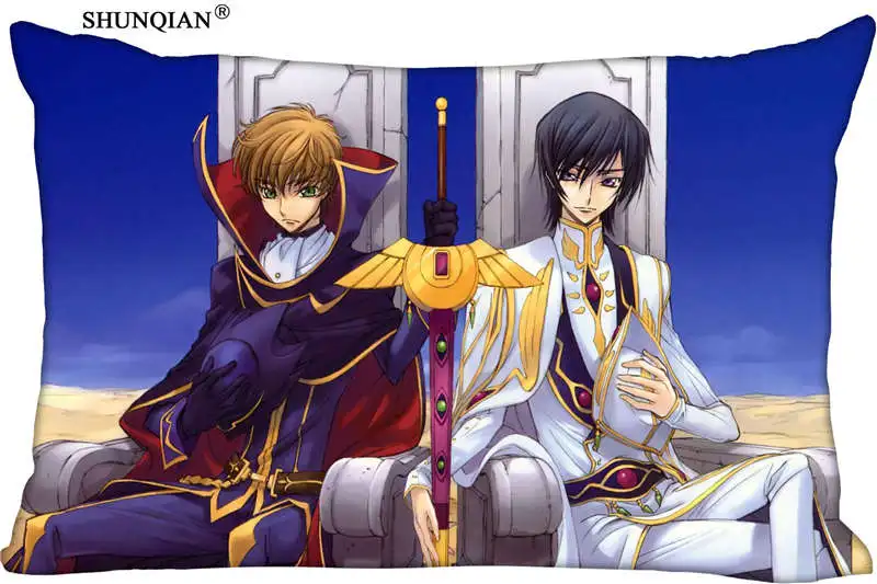 Чехол для подушки с кодом Geass (две стороны) высокое качество на заказ молнии