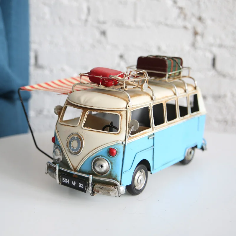 

American retro bus bar model desktop crafts Piaochuang Taiwan living room furniture decoration decoration
