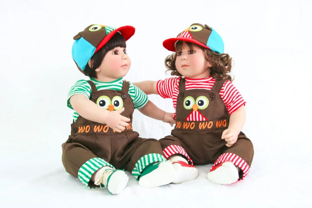 Bebe Reborn 58 см красивый кудрявый мальчик 3/4 силиконовые куклы play house Игрушка младенцы