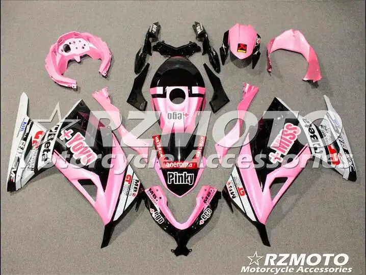 

New ABS motorcycle Fairing For Kawasaki Ninja 250 Ninja300 2013-2017 Injection Bodywor It comes in all colors ACE No.920