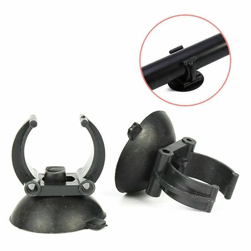 

2pcs Aquarium Heater Pipes Suction Cup Clip Plastic Sucker Retaining 1"