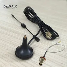 2,4 ГГц 3dbi wifi антенна с магнитным базовым удлинительным кабелем 1,5 м штекер TNC разъем+ tnc-разъемы переключатель ufl/провод IPX
