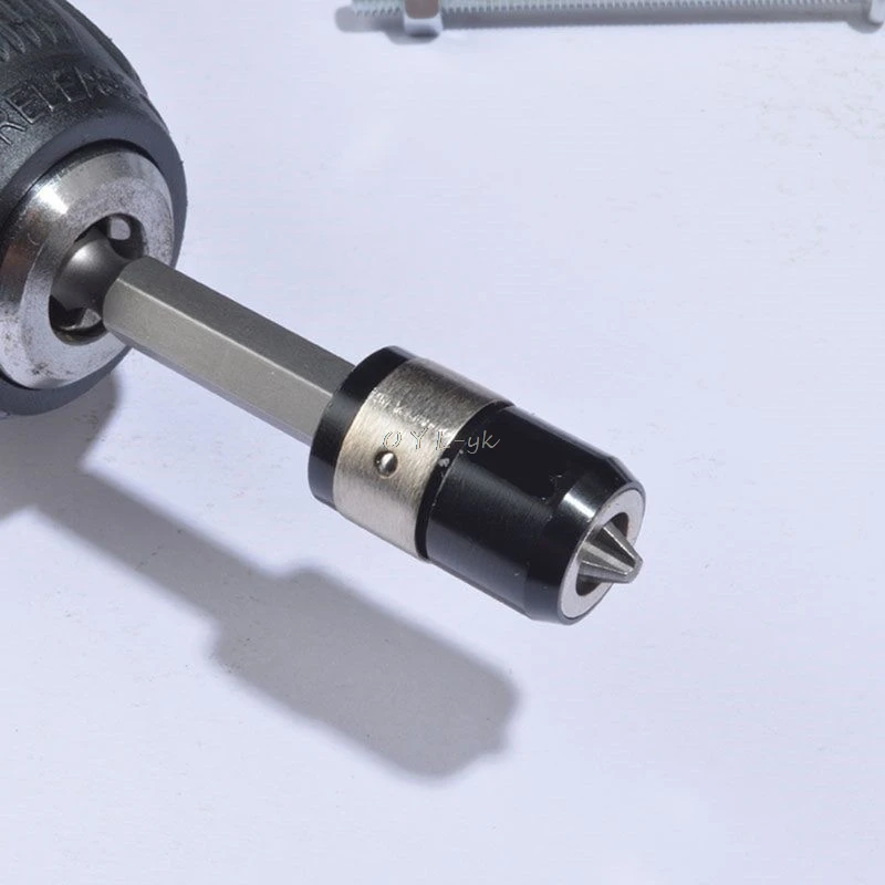 Магнитное кольцо 1/" 6,35 мм Металл сильный намагничиватель винт электрическая отвертка Philips Bits