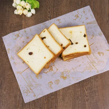 

200 pcs/lot Wax Paper,Coating Greaseproof,For Sandwich Hamburger Food Candy Gift Soap Wrap Packaging,28*38cm