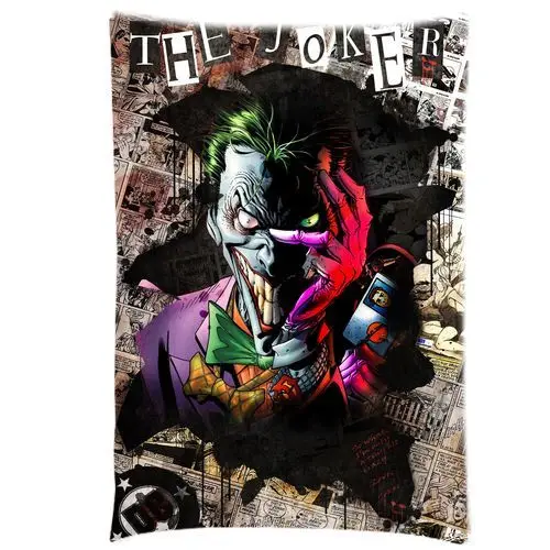 

Hot The Joker Pillow Case Cover Batman The Joker Pillowcase Rectangle Bed Pillowcover Gifts Polyester Zippered Two Sides 20"x30"