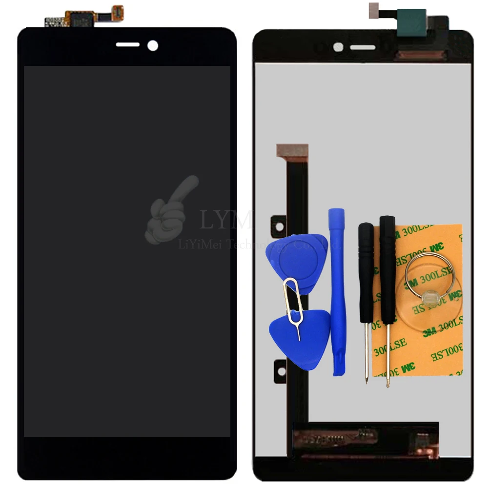 Черный ЖК + TP для Xiaomi Mi4C Mi 4C M4C 5.0 &quotЖК-Дисплей Сенсорный Экран Планшета Ассамблея