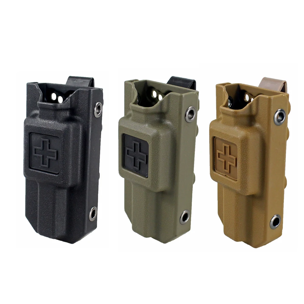 

Tactical Tourniquet Pouch Carrier Storage Box Bag Molle Military Pouch for Outdoor Skirmish Airsoft Hunting Emergency Supplie