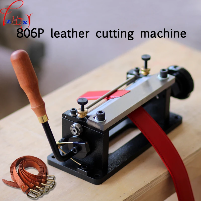 

1PC 806P Handmade Leather Shaping Machine Desktop Industrial Heavy Hard Leather Planting Tanning Leather Cutting Machine
