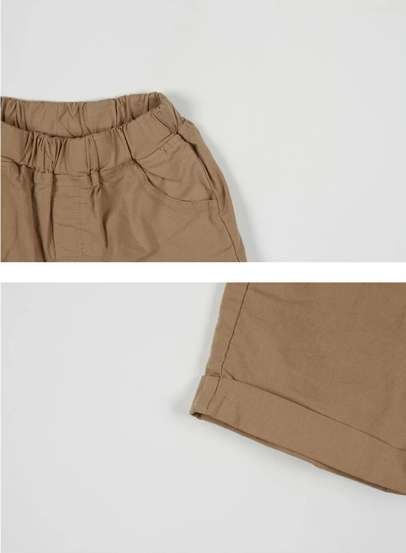 cotton shorts girls children big clothing spring summer 2018 new high waist khaki green toddler kids shorts girl with pockets 4 5 6 7 8 9 10 11 12 13 14 15 16 years old little big girls summer shorts kids (5)