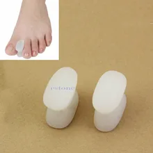 2 шт Мягкий Силиконовый гель разделители пальцев ног разделитель выпрямитель для облегчения боли в ногах