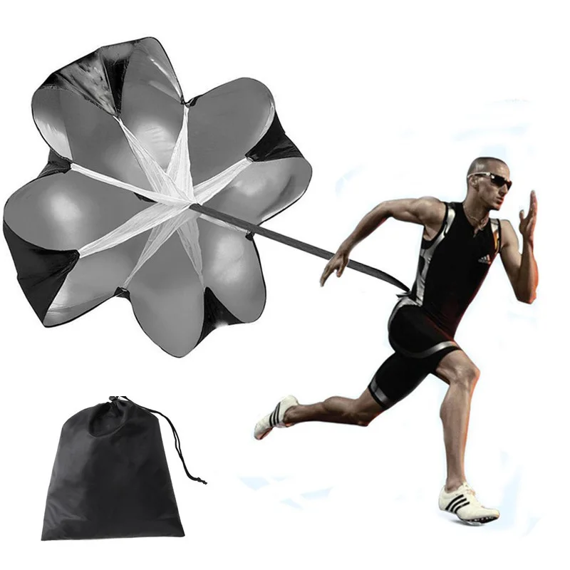 

Fitness Speed Resistance Training Parachute Outdoor Exercise Equipment Running Chute Football Explosive Power Workout Parachutes