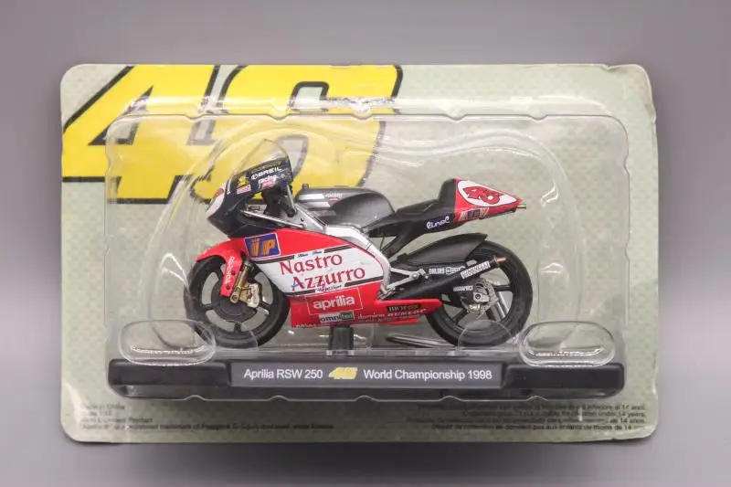 Leo 1:18 Aprilia RSW250 1998 Модель мотоцикла из сплава литая под давлением металлическая игрушка подарок на день рождения для детей - Цвет: 1