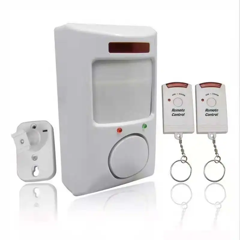 Wireless Alarm system PIR MP Alert Infrared Sensor Anti-theft Motion Detector Alarm Monitor Two remote controller
