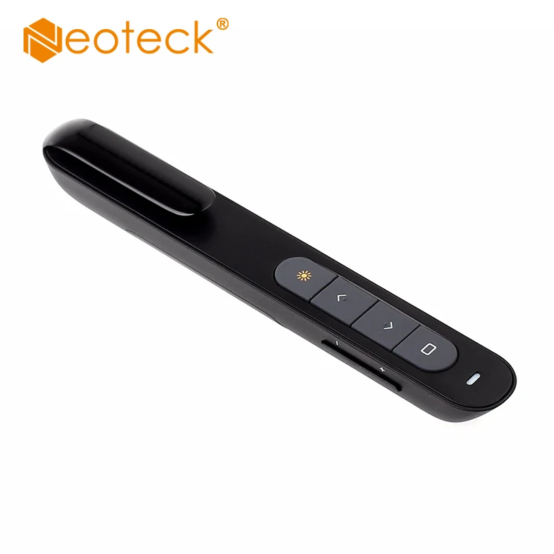 

Neoteck 2.4Ghz Wireless Remote Control Black White Laser Pen Presenter PwowerPointer PPT Remote Control For Win 7 8